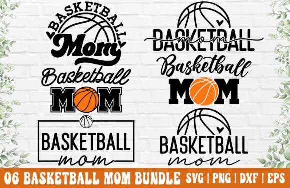 Basketball Mom SVG PNG Bundle