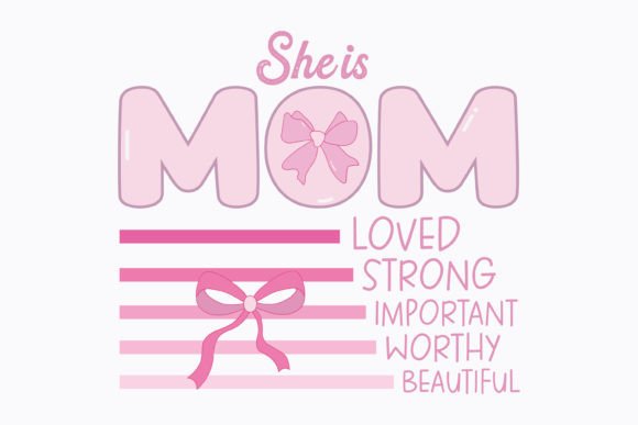 Coquette Mothers Day Mama Mom SVG PNG