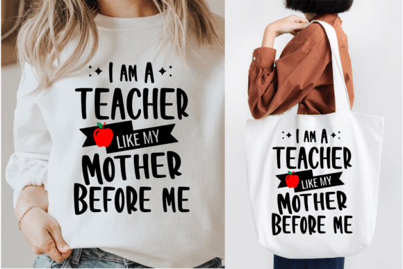I Am a Teacher T Shirt Teacher Mom SVG