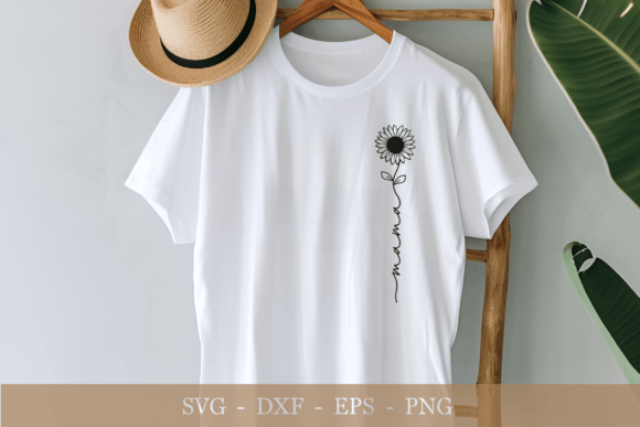 Mama, Sunflower & Blessed Mom SVG Set