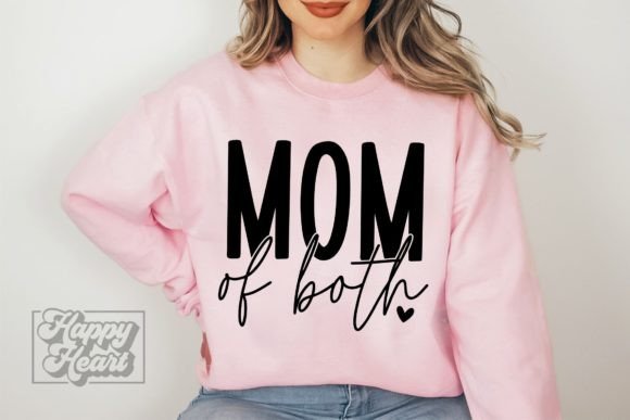 Mom of Both SVG – Boy and Girl Mom SVG