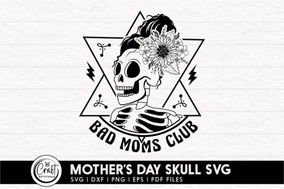 Mothers Day Skeleton SVG - Mom SVG