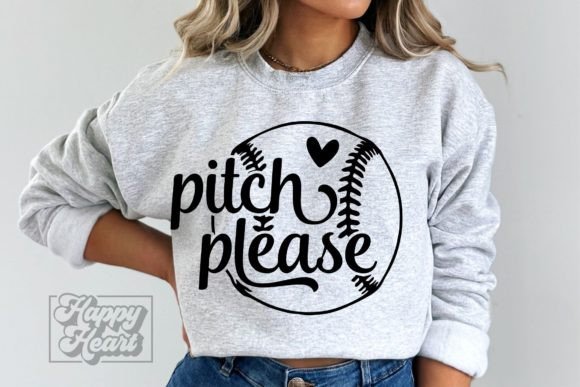 Pitch Please SVG – Baseball Mom SVG