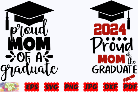 Proud Mom of a Graduate SVG