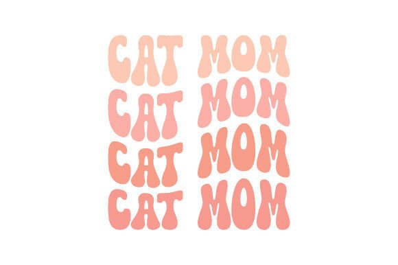 Retro Cat Mom SVG for Mother’s Day