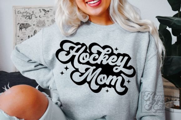 Retro Hockey Mom SVG - Hockey Mom Life
