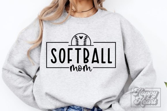 Softball Mom SVG - Baseball Mama PNG