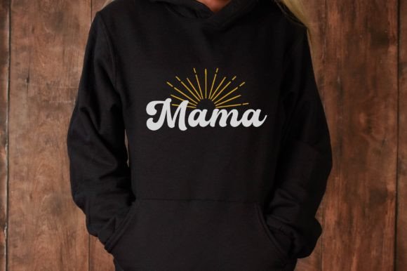 Vintage Mama Shirt SVG Design, Mom SVG