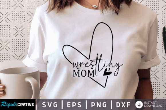 Wrestling Mom SVG Design
